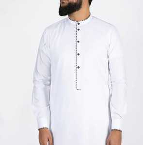 High Quality <b>Men</b> Fashionable And Stylish <b>Men</b> Saudi <b>Thobes</b> In LOW PRICE And low MOQ 2025 - Product Image 1