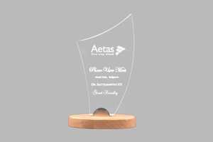 Blancs de trophée en acrylique de cristal de luxe faits à la main de l'Inde - Product Image 2