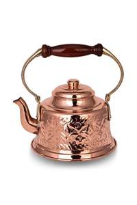 Belle cafetière en cuivre artisanale avec attrait antique idéale pour les amateurs de café qui apprécient la qualité et le style - Product Image 2