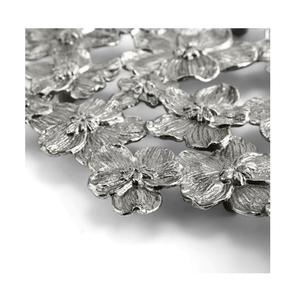 Fer mur Art décor Art moderne fleurs creuses sculpté Design pour salon Style doux décor à la maison fleuret De Pared de haute qualité - Product Image 4