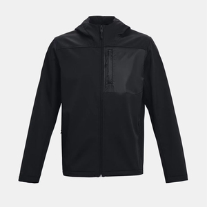 MOVATEXTILES OEM Venta al por mayor de poliéster de alta calidad impermeable negro chaqueta con capucha cortavientos impermeable chaqueta de lluvia chaqueta de nieve - Product Image 1