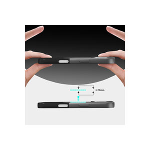 Étui magnétique de luxe bleu marine pour MagSafe pour iPhone 16 7 Plus 14 Plus - Coque en silicone antichoc double, design élégant 'ins' - Product Image 3