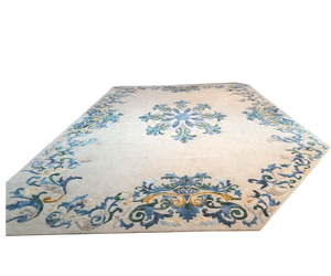 High Pile Hand Tufted Cotton Eco-Friendly Non-Slip Area <b>Rug</b> Abstract Pattern Design Set - Product Image 2