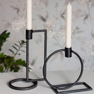 Candelero de Pilar para Decoración de Boda, Portavelas de Lujo para Decoración del Hogar, Precio Al por Mayor, Portavelas Artesanal Decorativo de Metal - Product Image 1