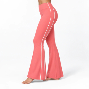 Low Price Bell Bottom Legging Offers Flexible Movement Smooth Material And Comfortable Construction Flare Legging For Workout - Product Image 4