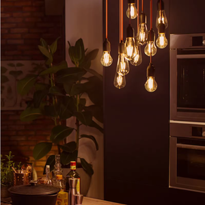 Bombilla LED de Filamento Estilo Vintage A60 4W/8W Dorada, Base E27, 470lm/800lm, Blanco Cálido 2200K, Uso Residencial - Product Image 3