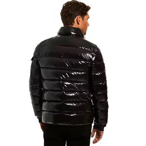 Fast Shipping Winter Cloth Custom Logo Plus Size Adult Puffer Jacket Coat Men <b>Removable</b> Hoodie Down Shinny - Product Image 6