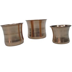 Panchapathram de latón de alta calidad con acabado pulido brillante dorado para templos e iglesias para celebraciones de Diwali. - Product Image 6