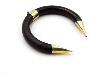 Pendentif artisanal en os de buffle et en os de taureau |   Bijoux naturels - Product Image 1