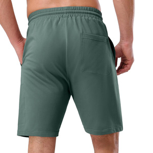 Street Grace Mens Custom Sweat Shorts for Summer Workout OEM Manufacturer Breathable Cotton Fabric <b>Drawstring</b> Closure Casual - Product Image 2