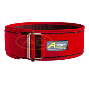 เข็มขัดไนลอนนีโอพรีน4นิ้วแบบปรับได้กันลื่นล็อกเร็วสำหรับเพาะกายทุกเพศสำหรับยกน้ำหนักยกน้ำหนักยิมฟิตเนส - Product Image 6