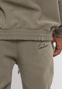 ชุดวอร์มผู้ชายแบบสตรีทแวร์สั่งทำพิเศษ ผ้าไมโครฟลีซ 100% ผ้าฝ้าย ประกอบด้วยกางเกงจ็อกเกอร์ + เสื้อฮู้ดแบบสวม - Product Image 5