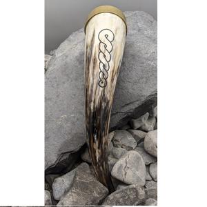 Cuerno de Búfalo para Beber, Lujoso, Hecho a Mano, Ecológico, Material Orgánico, Personalizable, Estilo Vikingo, con Logotipo de Cuerno de Ángel - Product Image 2