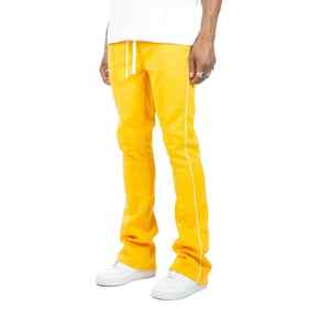 Pantalones de hombre acampanados de poliéster 100% pesado personalizado 440 Gsm pantalones de chándal de gran tamaño con pantalones de estilo informal de pierna ancha - Product Image 6