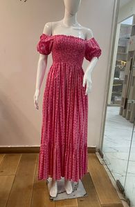 Nouveau design été rose décontracté bohème robe florale écologique durable Sexy élégante longue robe bouffante Plus 6XL vacances - Product Image 4