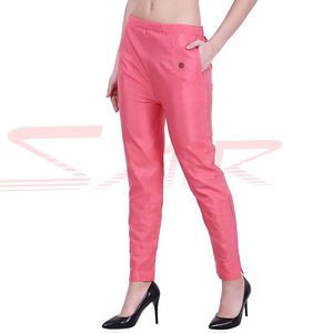 Pantalones cómodos de cintura alta para mujer, pantalones holgados de algodón transpirable, logotipo de talla grande, último diseño, ofertas económicas - Product Image 5