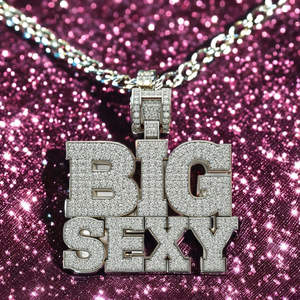 Colgante de Moissanita Estilo Hip Hop con Diseño de Polvo de Estrellas en Plata de Ley 925, Chapado en Oro, Joyería Unisex de Moda, Regalo - Product Image 2