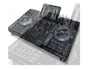 Nuevo Sistema de DJ Independiente Denon DJ Prime4 de 4 Canales Personalizable con Controlador Serato, Garantía de 3 Años, 110-240V, Negro - Product Image 2