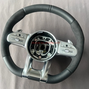 Boutons DOS OLED et poignées complètes en Alcantara <span class=keywords><strong>Volant</strong></span> pour Mercedes <span class=keywords><strong>AMG</strong></span> W205 W212 W213 X217 W217 Classe W221 W222 S63 <span class=keywords><strong>CLA</strong></span> GLE - Product Image 4