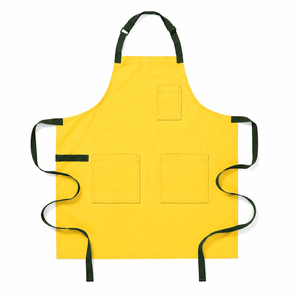 Tablier en toile de coton personnalisé sans manches, robuste, résistant à l'huile, imperméable, taille ajustable, plusieurs poches, unisexe, pour femmes et hommes - Product Image 4