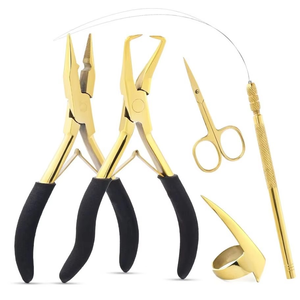 Kit de Extensiones de Cabello MIANBRO ENTERPRISES ZS-1132 de Alta Calidad, Herramientas Profesionales de Extensiones de Cabello de Acero Inoxidable al por Mayor - Product Image 2