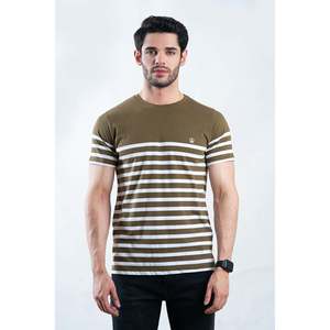 BAHMAN Classic Crew Neck Slim Fit Summer T-Shirt 100% Cotton 220 Grams Silk Screen <b>Printing</b> Fashionable Crew Neck Design - Product Image 1