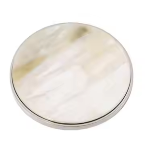 Sous-verre en pierre de corne de buffle antique pour la maison Restaurant Coaster Set Mats & Pads Round by crescent crafts - Product Image 2