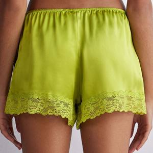Shorts en coton décontractés à prix d'usine, vente chaude, vêtements surdimensionnés personnalisés, shorts de sport en soie respirante de couleur unie pour femmes et filles - Product Image 5