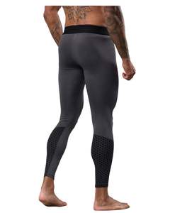 Graphite <b>Men</b> <b>Leggings</b> Compression Pants Stretch Athletic Base Layer for <b>Gym</b> Training Running Fitness and Sports Performance - Product Image 3