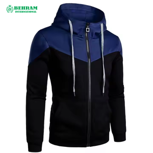 Sweat-shirts thermiques unisexes fabriqués au Pakistan, tendance, avec contraste de couleurs, 100% coton molletonné/éponge française, respirants et à séchage rapide - Product Image 3