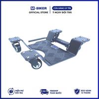Housse de moto Mbiker MB105Y, accessoire de levage de scooter, siège arrière He He XM Titan couleur acier inoxydable 6kg 40x15cm PH KIN NI BT