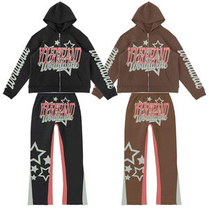 Conjunto de Sudadera con Capucha y Pantalones Deportivos de Dos Piezas Unisex de Alta Calidad, Informal de Invierno, Ligero, para Correr, Talla Grande, Ecológico, de Secado Rápido - Product Image 5