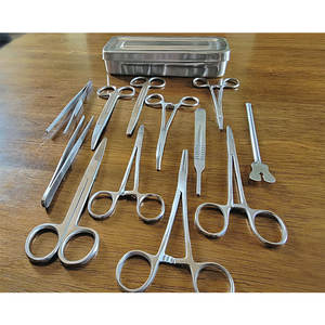Kit de 12 instruments chirurgicaux manuels de dissection et de suture en acier inoxydable avec boîte – Idéal pour étudiants en médecine, vétérinaires et infirmiers 2026 - Product Image 2