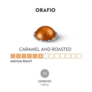 Capsules de café expresso Nespresso Vertuo Orafio, torréfaction moyenne, paquet de 50 - Product Image 5