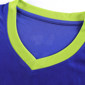 Gran oferta, kit de fútbol de entrenamiento de fútbol profesional, uniforme de camiseta de poliéster 100% Unisex, conjuntos de nombre personalizados con impresión de alta calidad - Product Image 3