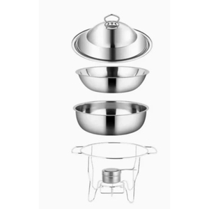 Chaffing Dish décoratif luxueux chauffe-plats plat de restauration équipement de restaurant Chaffing Dish pour Offre Spéciale - Product Image 4