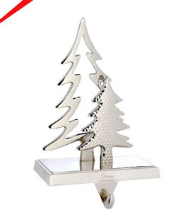 Modern Look Wooden Base Snowmen Shaped <b>Stocking</b> <b>Holder</b> for Home - Product Image 4