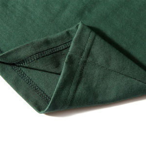 T-shirt à col rond 100% coton lourd pour hommes de qualité supérieure motif solide col rond impression numérique à manches courtes Design vierge Fitness - Product Image 4