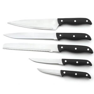 Ensemble de couteaux de chef en acier inoxydable de qualité supérieure avec lames de qualité supérieure pour une cuisine efficace et confortable - Product Image 1