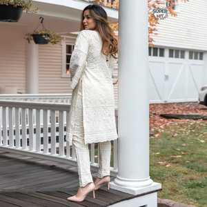 ดีไซน์อินเทรนด์และล่าสุดบนคอร์ติมีสไตล์พร้อมกางเกงออลโลเวอร์ล้านาวีพร้อมงานปักด้ายหนัก-2024 - Product Image 4