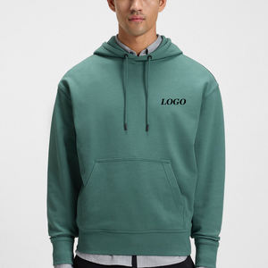 เสื้อฮู้ดดี้โอเวอร์ไซส์ผ้าฟลีซคุณภาพสูง ดีไซน์ทันสมัย ผลิตจากผ้าโพลีเอสเตอร์/คอตตอน ทรงหลวมสบาย ราคาขายส่ง - Product Image 1