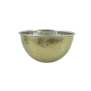 Wholesale Kitchenware Metal Round <b>Bowl</b> <b>Red</b> Transparent Powder Coating New Design <b>Bowl</b> for Salad Mixing Dinnerware Handmade - Product Image 5