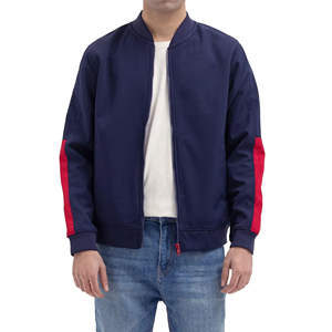 Blouson Bomber en Toile d'Hiver Personnalisé de Haute Qualité Col Montant Imperméable Coupe-Vent Respirant Écologique Service OEM Homme - Product Image 1