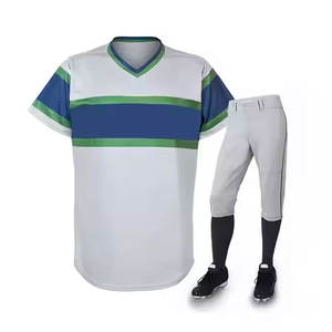 Nueva llegada de alta calidad 100% poliéster hecho a medida de béisbol y softbol desgaste nueva llegada Jersey conjuntos uniforme Kit - Product Image 6