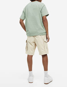 Nuevos pantalones cortos Cargo informales de calidad superior para hombres de gran tamaño largo personalizado serigrafiado con logotipo de cintura alta Cordón de secado rápido - Product Image 2