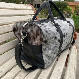 Sac de sport en cuir de vachette de haute qualité personnalisé décontracté Sport Voyage Sacs de sport Matériau solide à vendre - Product Image 4