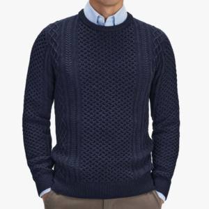 Respirant créateur de mode vêtements pull décontracté à manches longues pull pull hommes tricoté col haut hommes chandails - Product Image 5