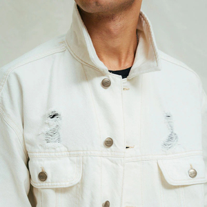 Chaqueta Vaquera para Hombre con Diseño Nuevo, Impermeable, Rellena de Algodón, con Bolsillo de Botones, Ropa de Calle para Otoño e Invierno, con Servicio OEM, Último Diseño - Product Image 4