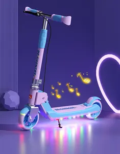 European Style Luminous Kick Scooter Child 2-12 Years Old Foldable Kick Scooter For Kids
