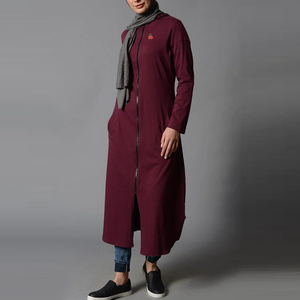 Modest Islamic Long Women's Hoodies Sweatshirts Winter Custom Cotton Korean <b>Blanket</b> Abaya Muslim Dress Ladies <b>Hoodie</b> - Product Image 6